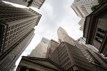 Fototapeta na wymiar Financial District New York City