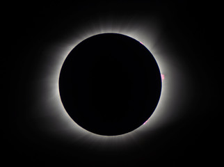 Fototapeta na wymiar Zaćmienie Słońca USA 2017