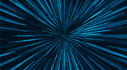 Speed Light Technology on Future Background,Hi-tech Digital and security Concept design,Free Space For text in put,Vector illustration. © Varunyu