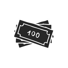 bank note doodle icon