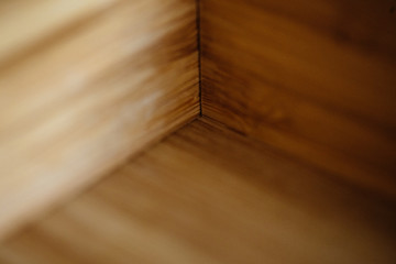 Closeup macro photo of wooden tray, texture mockup