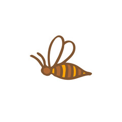 bee doodle icon
