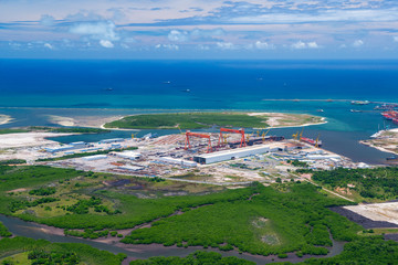 Porto de Suape, Ipojuca, Pernambuco on March 1, 2014. Near the capital Recife, one of the most...