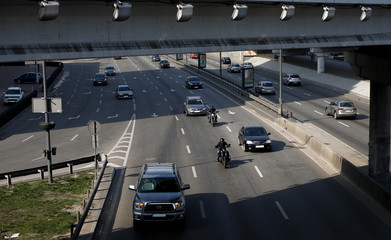 traffic on the highway