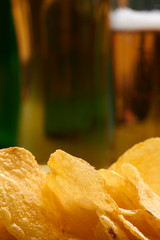 potato chips and beer