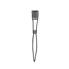 paint brush doodle icon