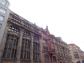 Naklejka premium Berlin is the capital of Germany, a post-war city