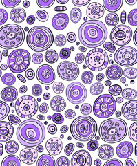 Creative vector illustration of hand drawning circle line sketch set isolated on transparent background. Art design round circular scribble. 