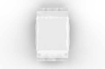 Blank Sanitary Napkin Packaging For Branding And Mock Up. 3d render illustration.