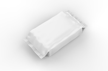 Blank Sanitary Napkin Packaging For Branding And Mock Up. 3d render illustration.