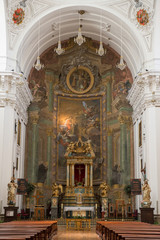 Fototapeta na wymiar Toledo / Spain. 04/24/2016.Interior of the Church of San Ildefonso, Toledo