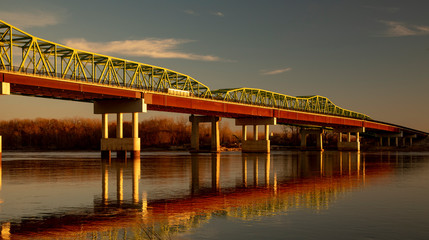 bridge over Missouri river