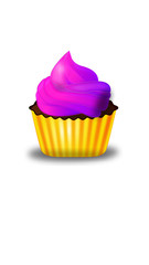 cupcake with pink icing food dessert sweet
