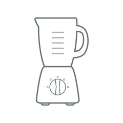Blender, mixer, liquidizer. Kitchen appliance. Kitchen domestic electrical equipment. Flat vector illustrations. Isolated cooking icons.