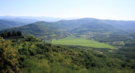 landscape near Motovun, Croatia