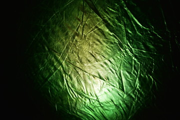 Colored background created by a beam of light