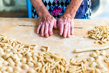 Making Orecchiette