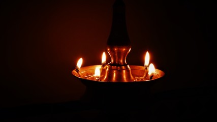 KERALA TRADITIONAL LAMP,  VILAKKU 