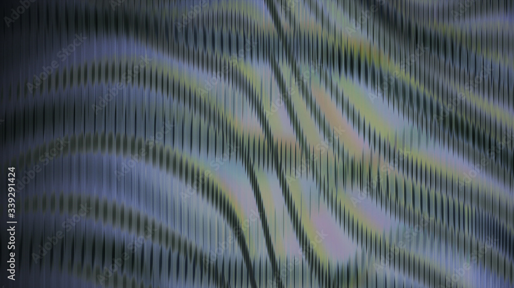 Poster wavy colored motion lines with scan lines abstract background