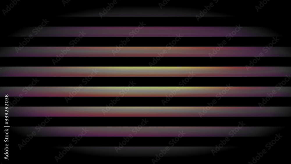 Poster Colored Noise Lines Digital Screen Damage No Signal in Vignette Abstract Background