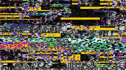 No Signal Error Noise Lines Black and White Abstract Glitch Screen Background