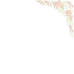 Beautiful picture with colorful frame on white background for decorative design. Retro card. Decoration element. Vintage holiday decor.