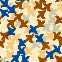 Watercolor seamless flower pattern with color backgound