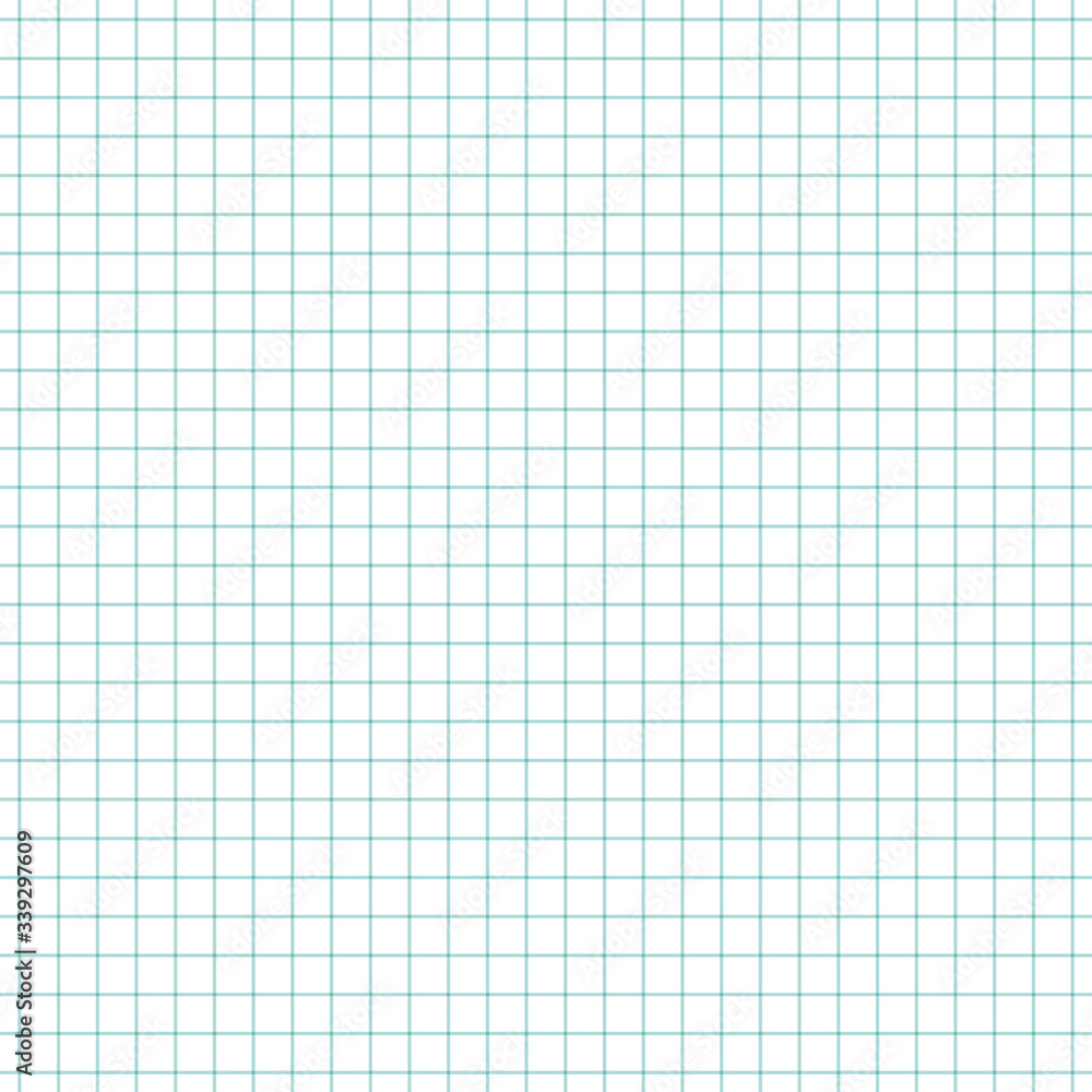 Aufkleber simple mesh seamless pattern. lattice grid paper. squared grating on white background. blank sheet i