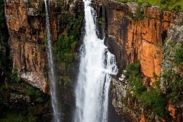 Fototapeta na wymiar Beautifull Berlin Falls on the panorama route in South Africa