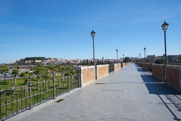 Puente de Palmas bridge in Badajoz, Spain