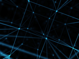 Abstract geometry surfaces, lines and points background, Used as digital wallpaper and technology background.
