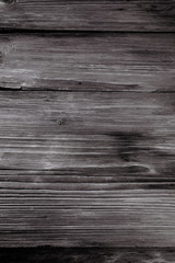 Fototapeta premium Vintage dark gray wood background - Old weathered wooden boards.