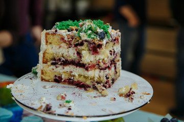 holiday cake. children's holiday. happy birthday.