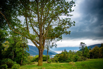 The Pap of Glencoe overlooking Loch Leven in the scottish highlands