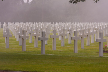Amerikanischer Soldatenfriedhof Colleville-sur-Mer in der Normandie in Frankreich