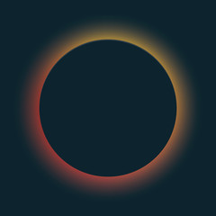 Black Hole deep cosmos abstract illustrationl