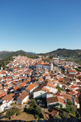Fototapeta na wymiar View of Castelo de Vide from the castle, in Portugal