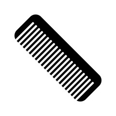 Hairbrush icon on white background