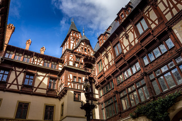 Fototapeta premium Peles Castle, Sinaia, Romania