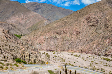 Cuesta de Lipán road near Pumamarca in Argentina