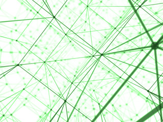 Obraz premium Abstract geometry surfaces, lines and points background, Used as digital wallpaper and technology background. 