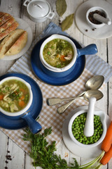 Chicken Soup  with vegetables
