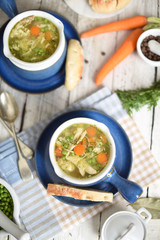 Chicken Soup  with vegetables