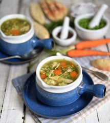 Chicken Soup  with vegetables