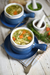 Chicken Soup  with vegetables