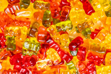 Gummy bears, jelly candy.