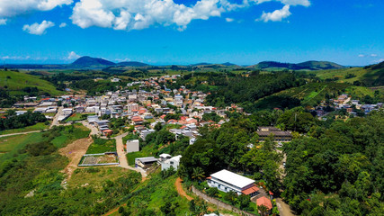 Fototapeta na wymiar Foto aérea cidade de Iconha - ES