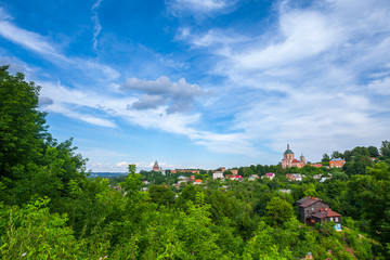 The central historical part of the ancient city of Smolensk. The remains of the defensive walls,...