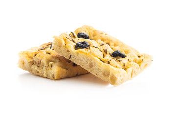 Homemade Italian Focaccia. Traditional Italian pastries