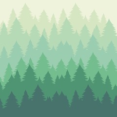 Background from forest trees silhouette